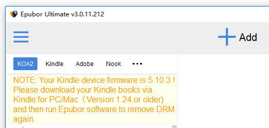 Kindle drm removal calibre